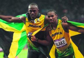Usain Bolt et Yohan Blake, deux des vedettes qui seront à Athletissima cette année.