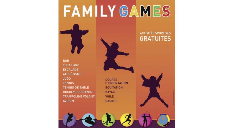 Ce dimanche 5 mai auront lieu les Family Games au stade de Coubertin.
