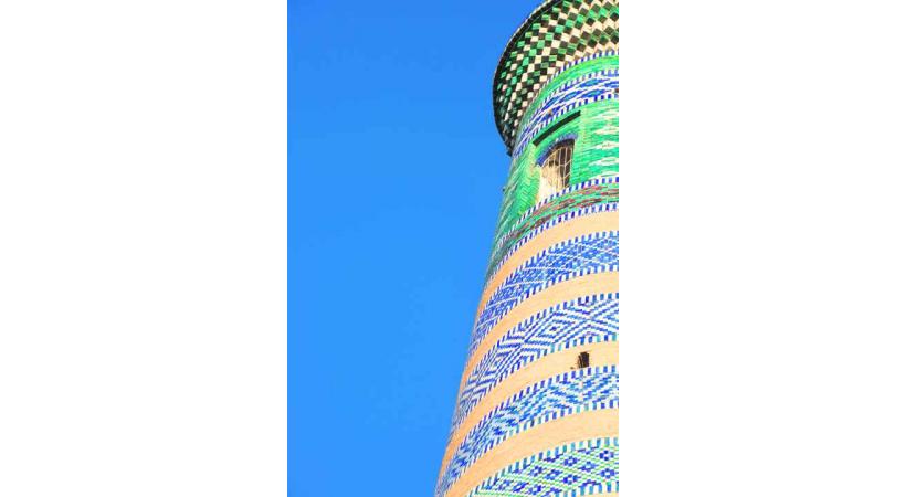Le minaret Islom-Hoja de Khiva.