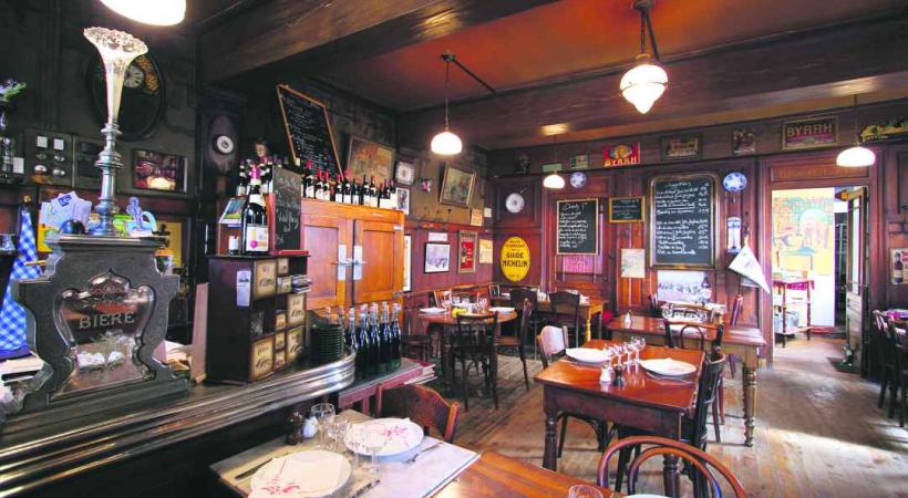Le Café Abel, un des bouchons lyonnais pour déguster la gastronomie traditionnelle locale. 