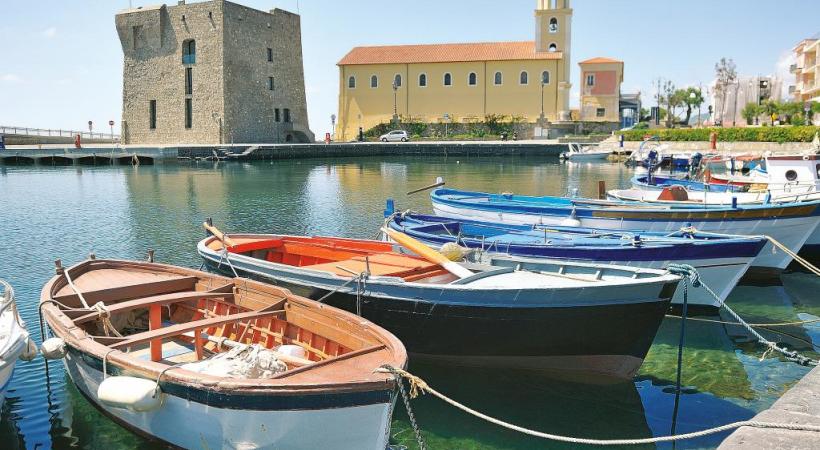 Les bateaux du port d’Acciaroli, une véritable carte postale.