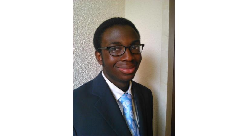 Alexander Omuku, 16 ans, Vice-président de la commission de jeunes du canton de Vaud. DR.