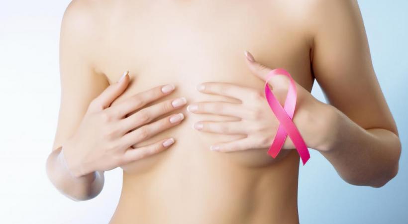 Le nœud rose: le symbole de la lutte contre le cancer. DR
