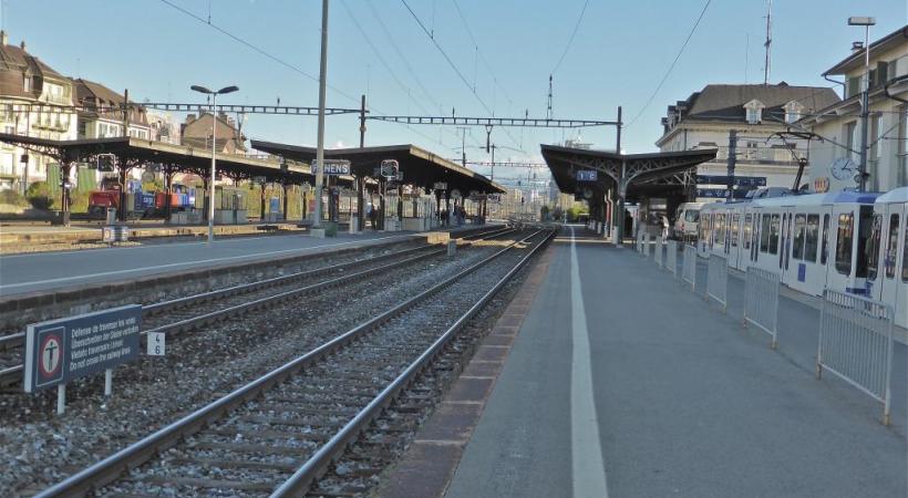  La gare de Renens, désertée par les grandes lignes. DR