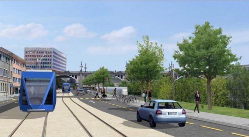  Le nouveau tram devrait grandement améliorer la mobilité de l’agglomération Lausanne-Morges. dr