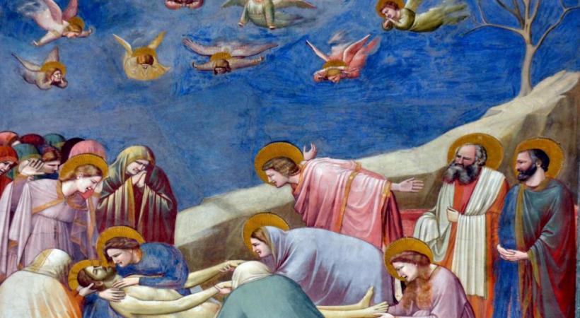 L'une des fresques les plus émouvantes de la Chapelle Scrovegni, par Giotto. CYR