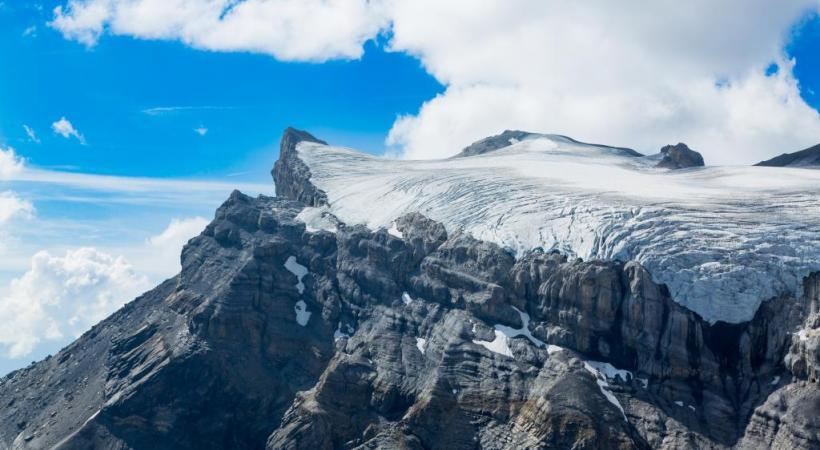 Le suivi de l’évolution du glacier des Diablerets est un indicateur de l’augmentation de la température en altitude.123 RF