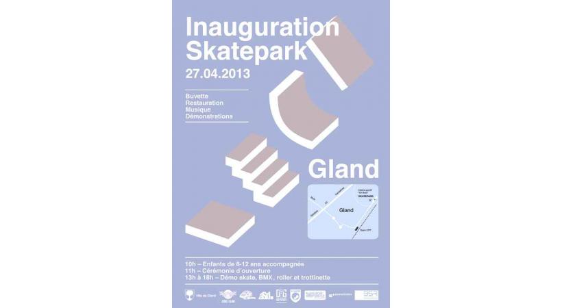 GLAND - Inauguration du Skate-park