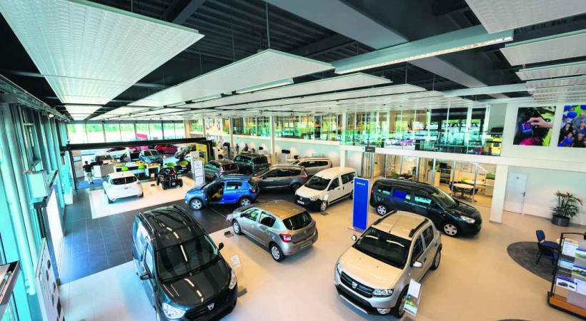 Le nouvel espace accueille tous les nouveaux modèles des marquesRenault, Dacia et Nissan. 